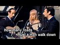 Peter paul and mary  blowin in the wind lyrics