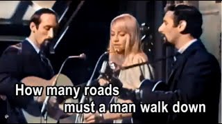 Peter, Paul and Mary - Blowin’ In The Wind Lyrics screenshot 1