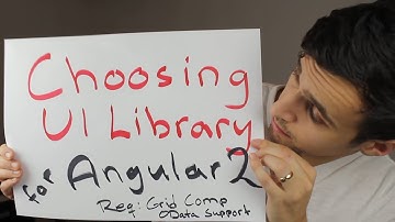 Angular 2 - Choosing / Evaluating a UI Library (Grid Component, OData, Kendo UI)