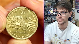 I've Never Seen A US Dollar Coin Like This Before!! World Coin Hunt #271