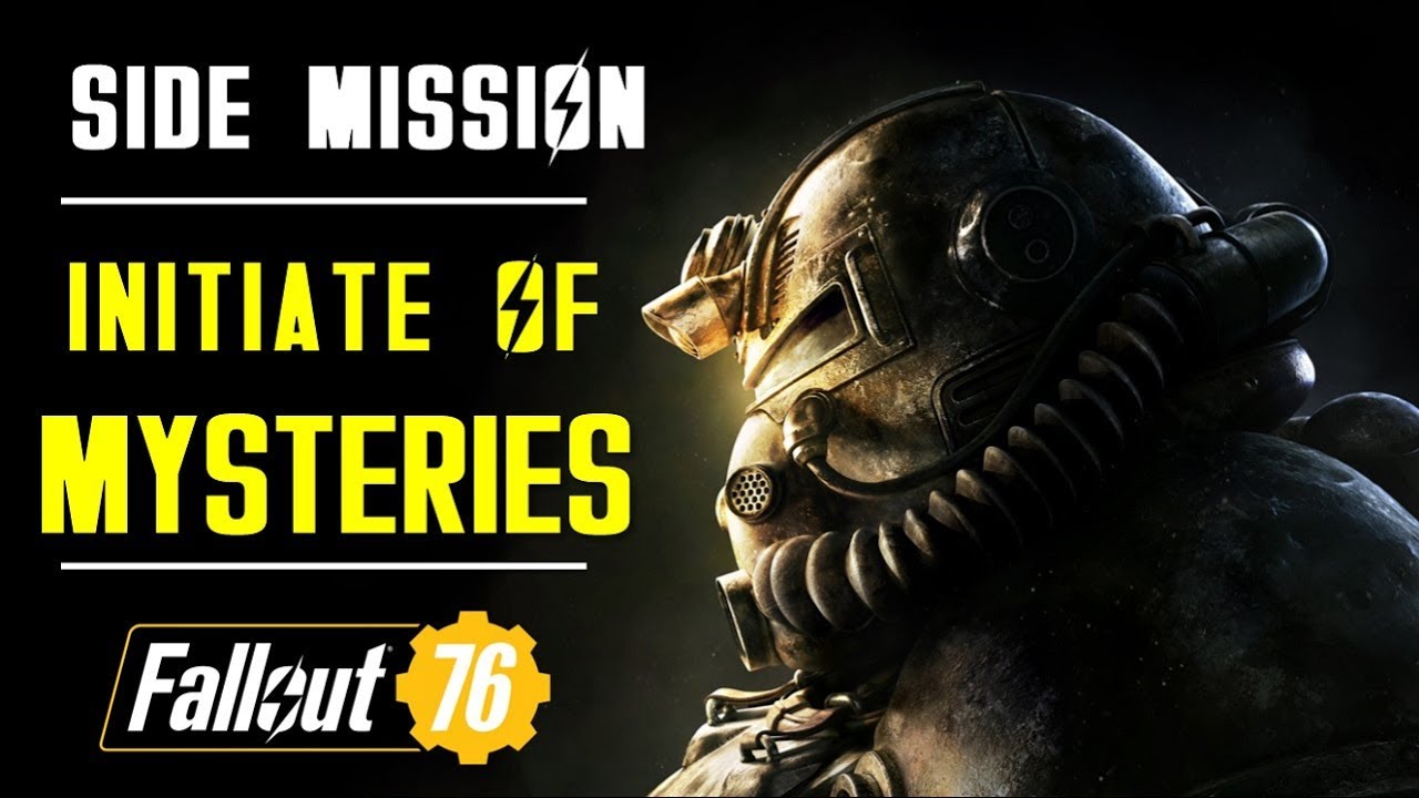 Initiate Of Mysteries Side Quest Fallout 76 Youtube