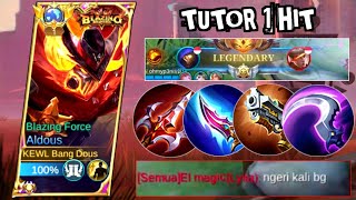 CARA BERMAIN ALDOUS ONE HIT SEKALI TAMPOL MATI!! TUTORIAL ALDOUS ONE HIT! - mobile legends