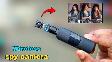 How To Make Wireless Spy Cctv Camera At Home Using wireless mic | DIY spy camera | spy camera