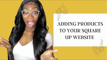 How to add products to your square up website #buisness #website #websiteinspiration