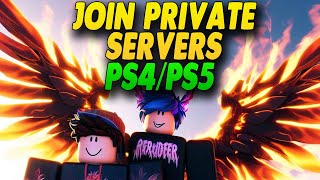 How to Join a Private Server on ROBLOX PS4/PS5  Simple Guide
