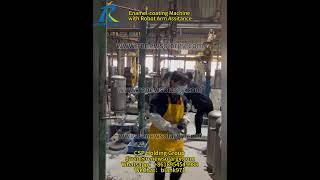 Enamel-coating Machine with Robot Arm Assistance
