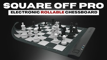Unboxing SQUARE OFF PRO Rollable Electronic Smart Chess Computer and How it Works