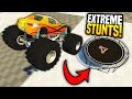 EXTREME Monster Truck TRAMPOLINE Stunts - BeamNG Drive Multiplayer Mod (Crashes)