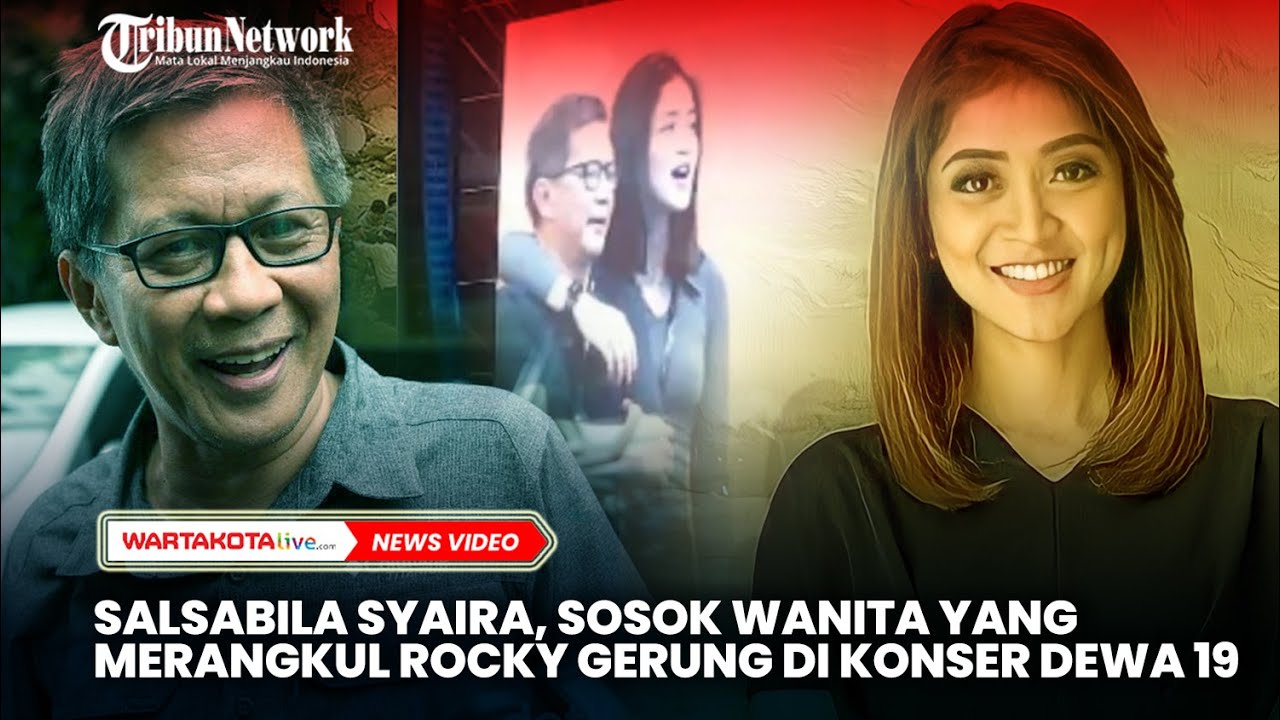 Salsabila Syaira Sosok Wanita Yang Rangkul Rocky Gerung Di Konser Dewa