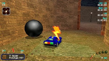 Re-Volt Custom Track Destructed City x1.2 (2019) by kallelay and ayumu, 16 Cars 4 Laps & Pickups!