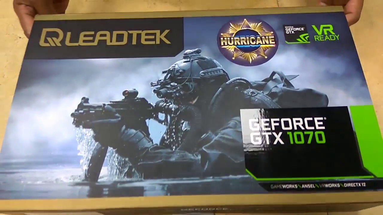 Leadtek WinFast GTX1070 Hurricane 8GB with 3 fans UNBOXING | Tech