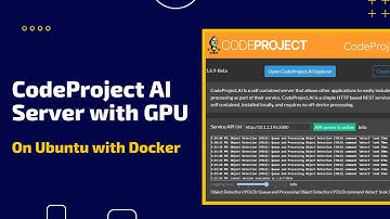 Install CodeProject.AI Server with GPU on Ubuntu using Docker - Step-by-Step Tutorial