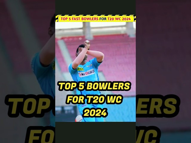 TOP 5 Fast Bowlers - For T20 WC 2024 🔥 class=