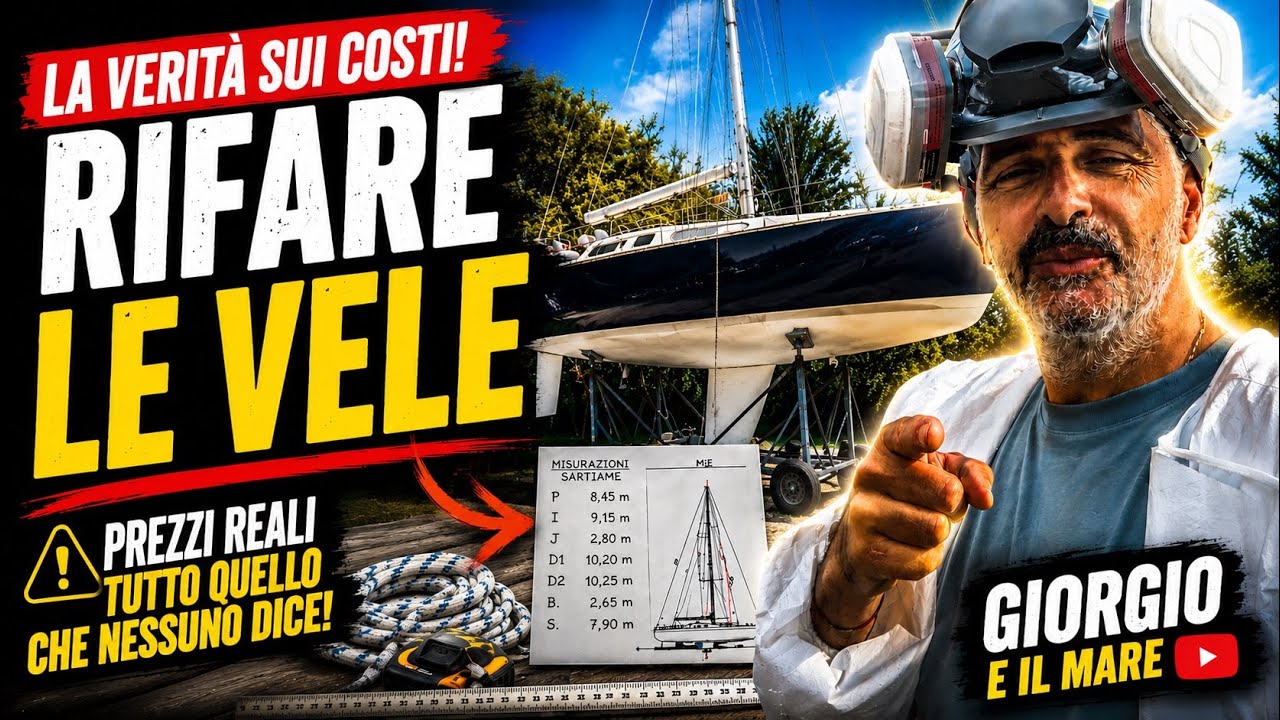 ⁣BARCA A VELA 10M USATA: Quanto costa DAVVERO rifare e sistemare le Vele? ⛵️💸