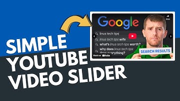 YouTube-videoslider op Blogger- en WordPress-website ☑️