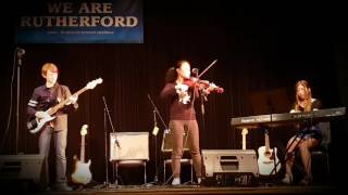 Caleb's first live performance.