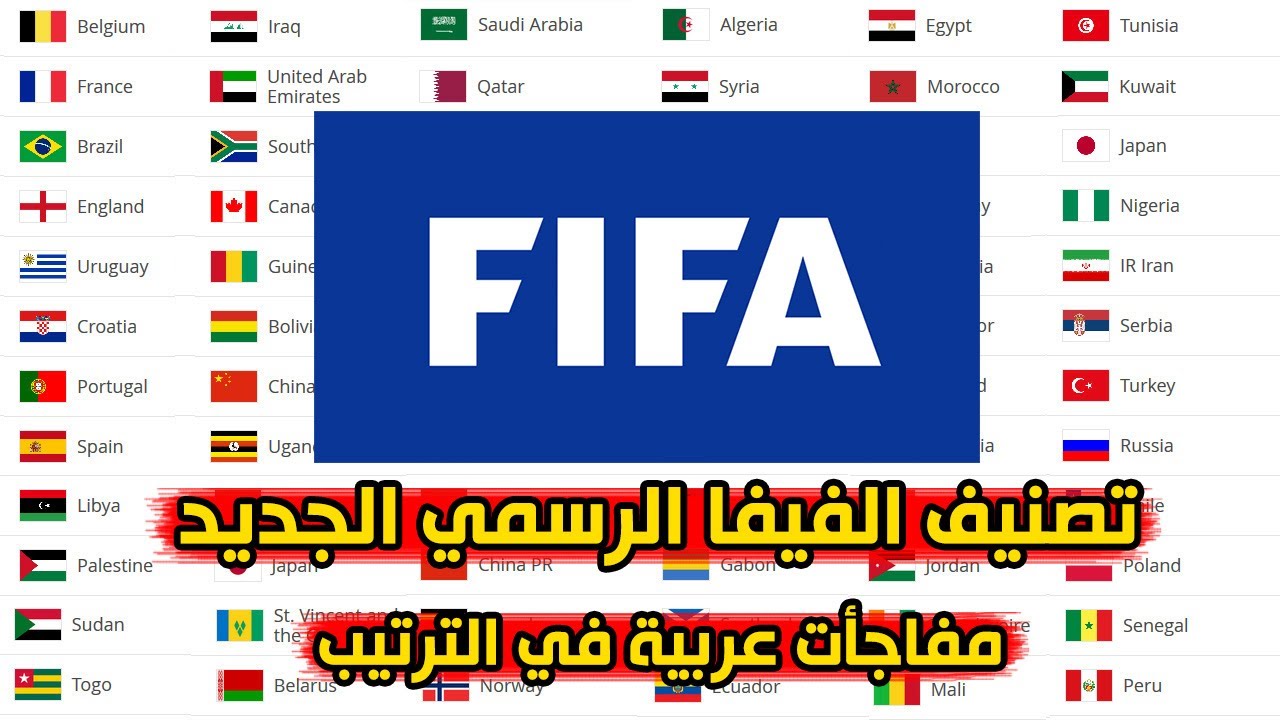 ترتيب المنتخبات عالميا 2021