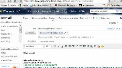 Como responder um E-mail em anexo?