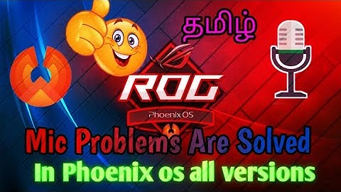 Phoenix os ROG Mic Problems Are Solved 101% 🎤  💥💯💯💥👍