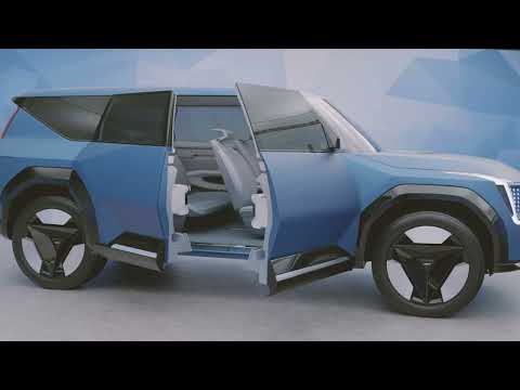 기아가 내년 내놓을 대형 전기 SUV EV9 | KIA EV9