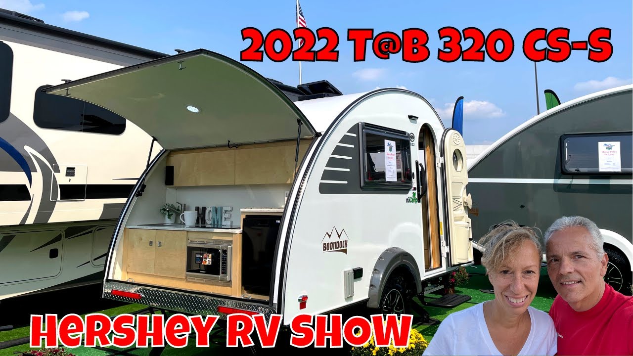 nuCamp Tab 320 CSS Boondock Review 2022 Hershey RV Show YouTube