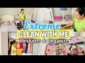 EXTREME CLEAN WITH ME |  DECLUTTER & ORGANIZE | KIDS ROOM DEEP CLEAN