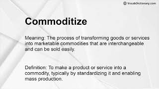 Celebrity Commoditize Meaning Profile