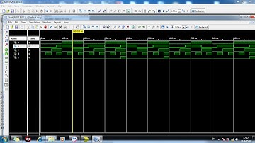 Create a simple VHDL test bench using Xilinx ISE.