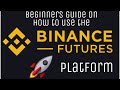 Beginners guide on how to navigate the Binance futures platform-LIVE TRADE EXAMPLE!