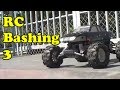 RC CAR BASHING 3!!! Backflipping The ENTIRE Skatepark with Javier Vargas!