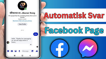 Facebook Auto Svar 2025 | Sådan aktiverer du Messenger Auto Reply på Facebook Side