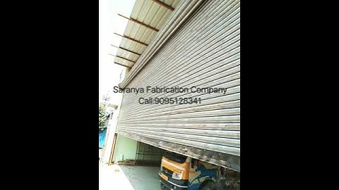 biggest gear operated shutter by Saranya fabrication call: 9095128341. #fabrication #rollingshutter