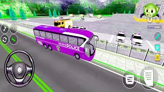 3D BUS DRAVING-POLICE GAME VIDEO | SB4G V108 | MONKEYGAMEPLAY
