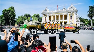 Hàng Nghìn Người Dân Tiễn Đưa Bác Tổng Bí Thư Nguyễn Phú Trọng Về Nơi An Nghỉ Cuối Cùng. Phuc Bang