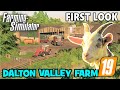 DALTON VALLEY FARM - GOATS, Animated Clocks, Custom Farms - FS19 FIRST LOOK!