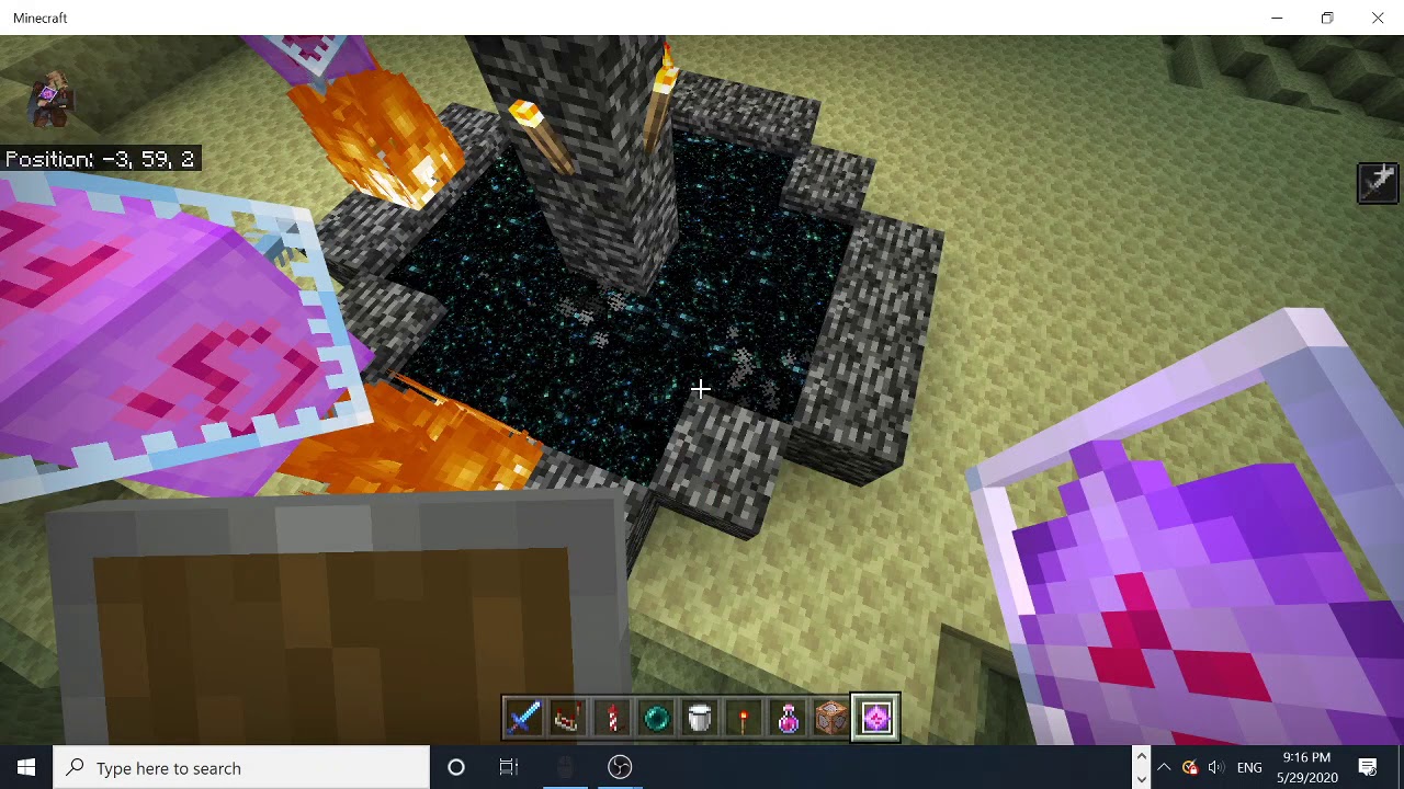how to kill the ender dragon in one hit YouTube