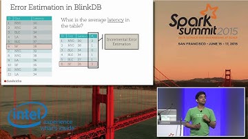 BlinkDB and G OLA  Supporting Continuous Answers with Error ... - Sameer Agarwal (Databricks)