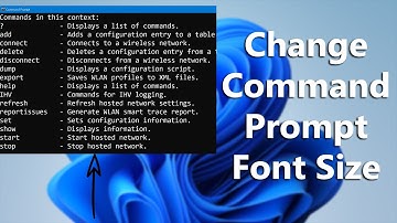 How To Change Command Prompt Font Size On Windows 11