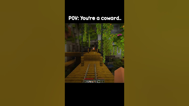 POV: you're a coward..#minecraft #shorts