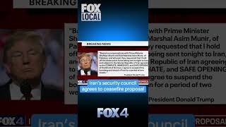 Iran security council agrees to ceasefire proposal
