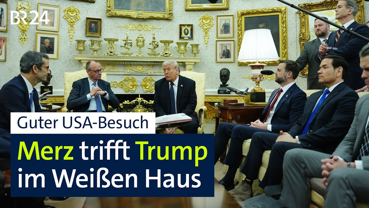 Merz trifft Trump in Washington | BR24