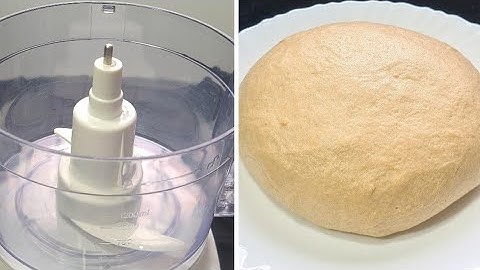 How To Make Roti Dough Using Food Processor | Knead Dough In Just 2 Minutes