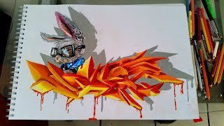 tutorial Cómo hacer un graffiti en 3D 2017 /Tutorial How to make a graffiti in 3D