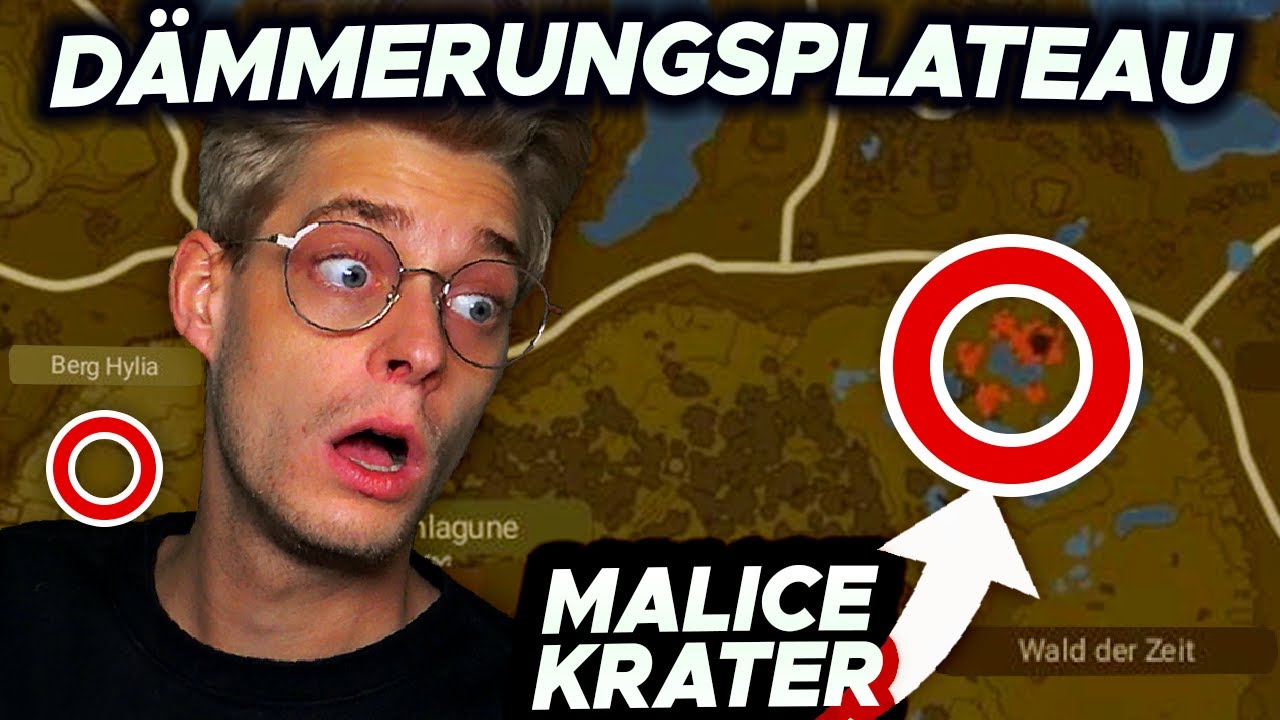 KARTE aus Zelda Tears of the Kingdom - Gameplay Analyse, MALICE KRATER & Schrein THEORIE