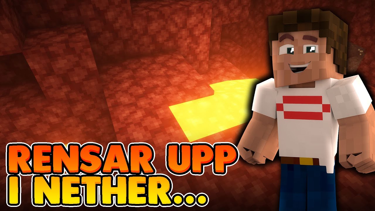 JAG RENSAR UPP I NETHER - Skyblock på Cubecraft | #28 - YouTube