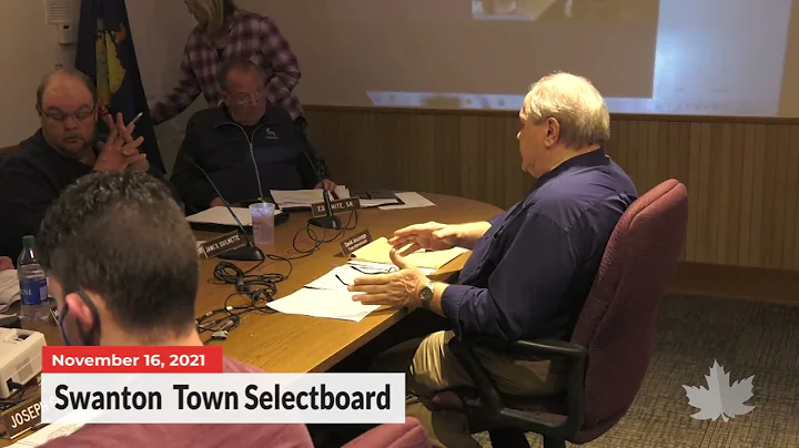Swanton Town Selectboard | 11/16/2021