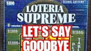100 Loteria Supreme - Texas Lottery Scratchoffs