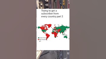 Trying to get a subscriber from every country part 2. #shorts #map #trending