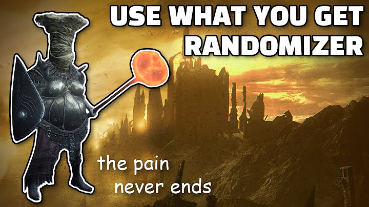 Dark Souls 3 Randomizer, but you HAVE to equip every terrible item you find
