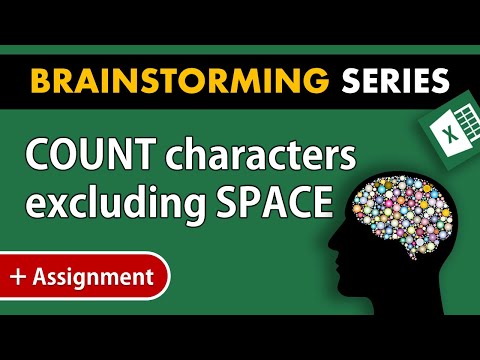 COUNT Characters Excluding SPACE | Brainstorming Series | Vivekananda Sinha | Video 116